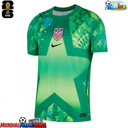 Camiseta Estados Unidos Portero Primera Equipación Replica Mundial 2026 mangas cortas